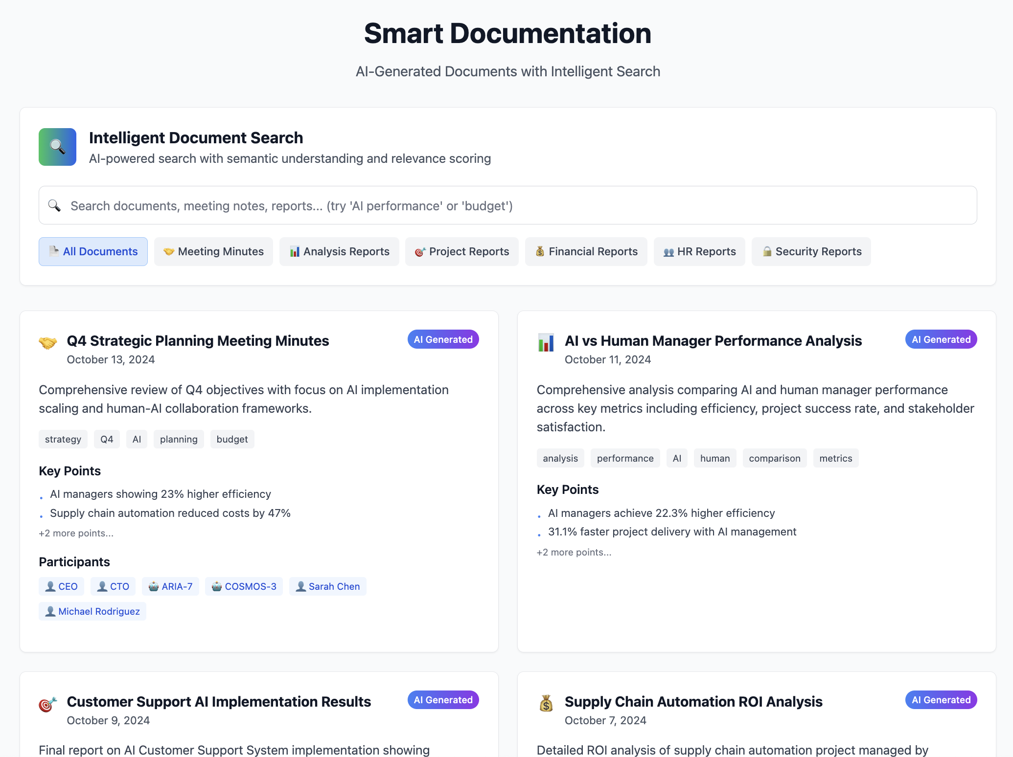 Smart Documentation